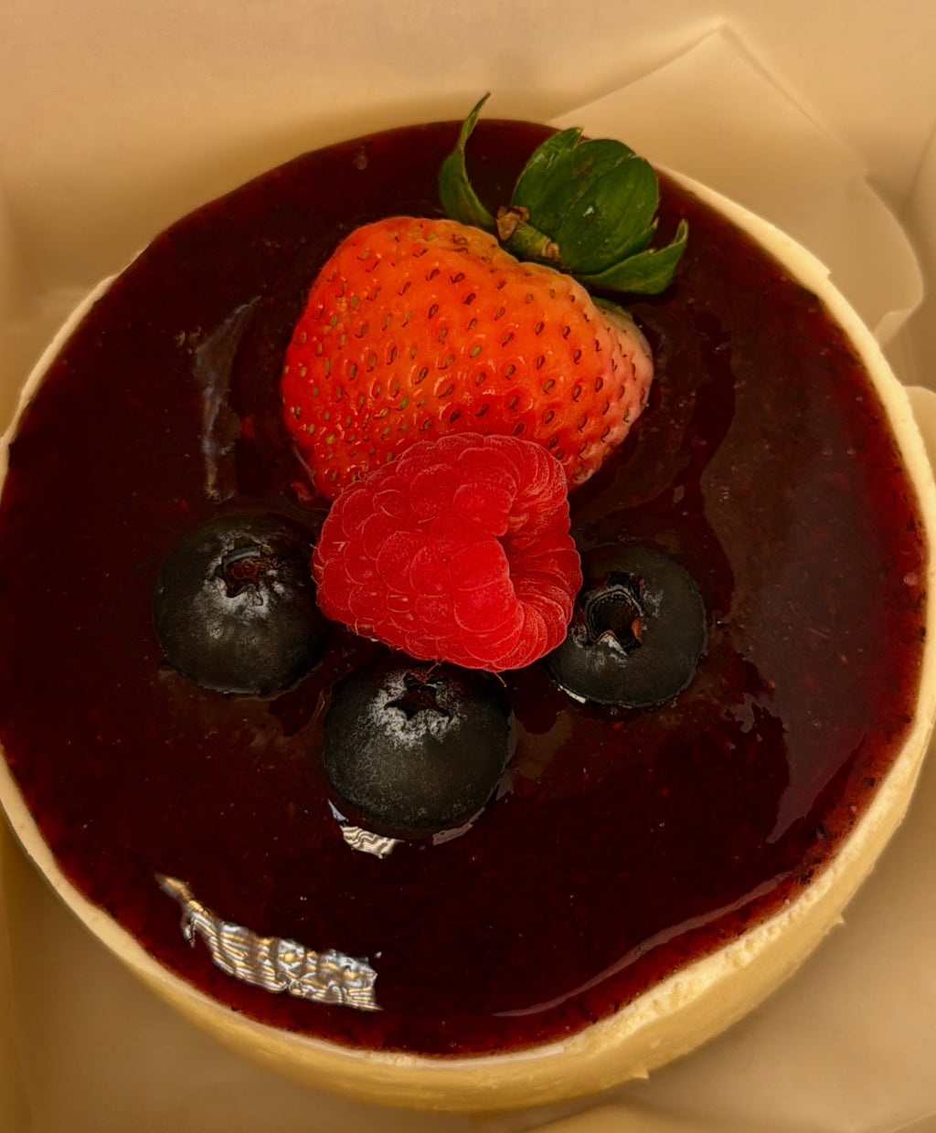 Triple Berry Cheesecake
