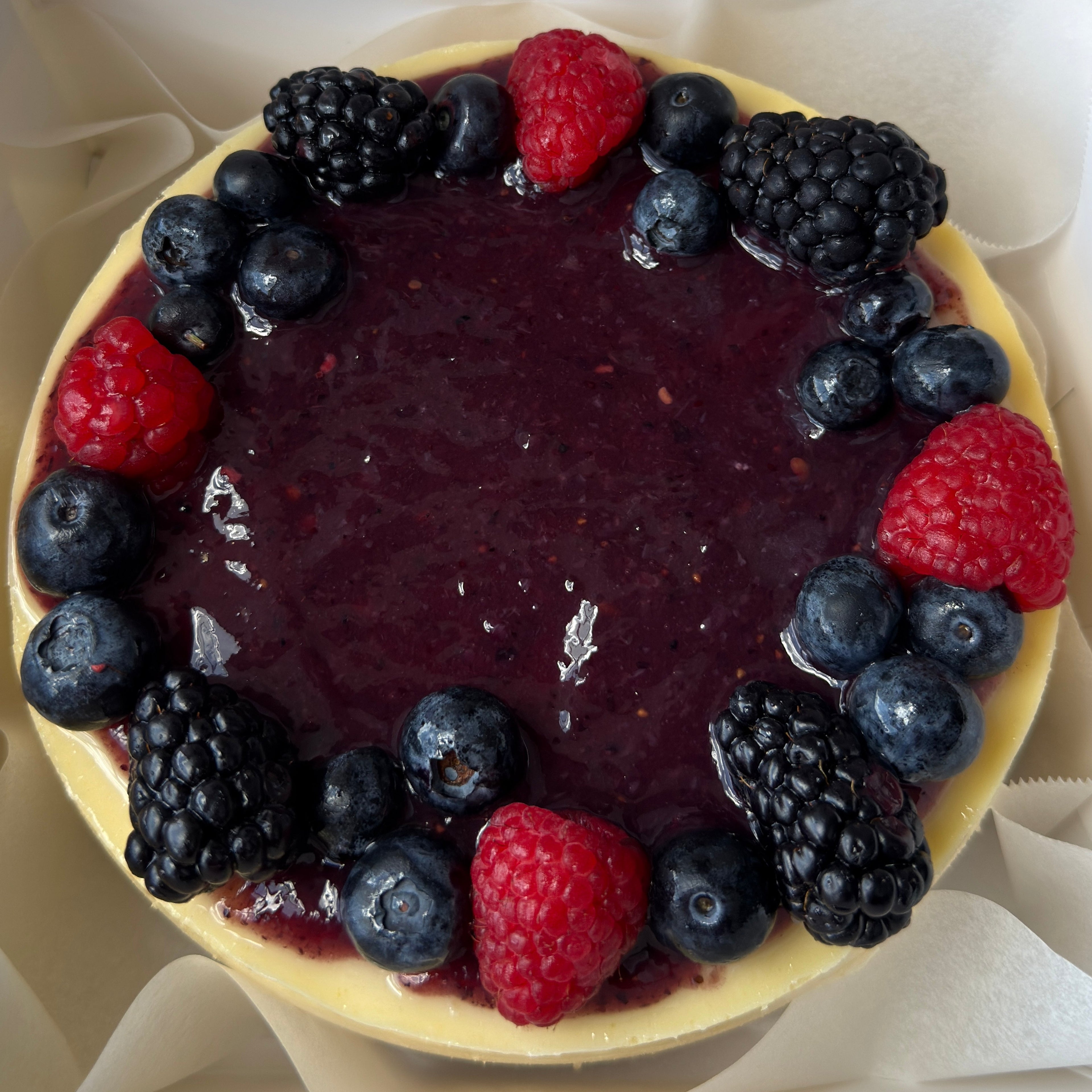 Triple Berry Cheesecake
