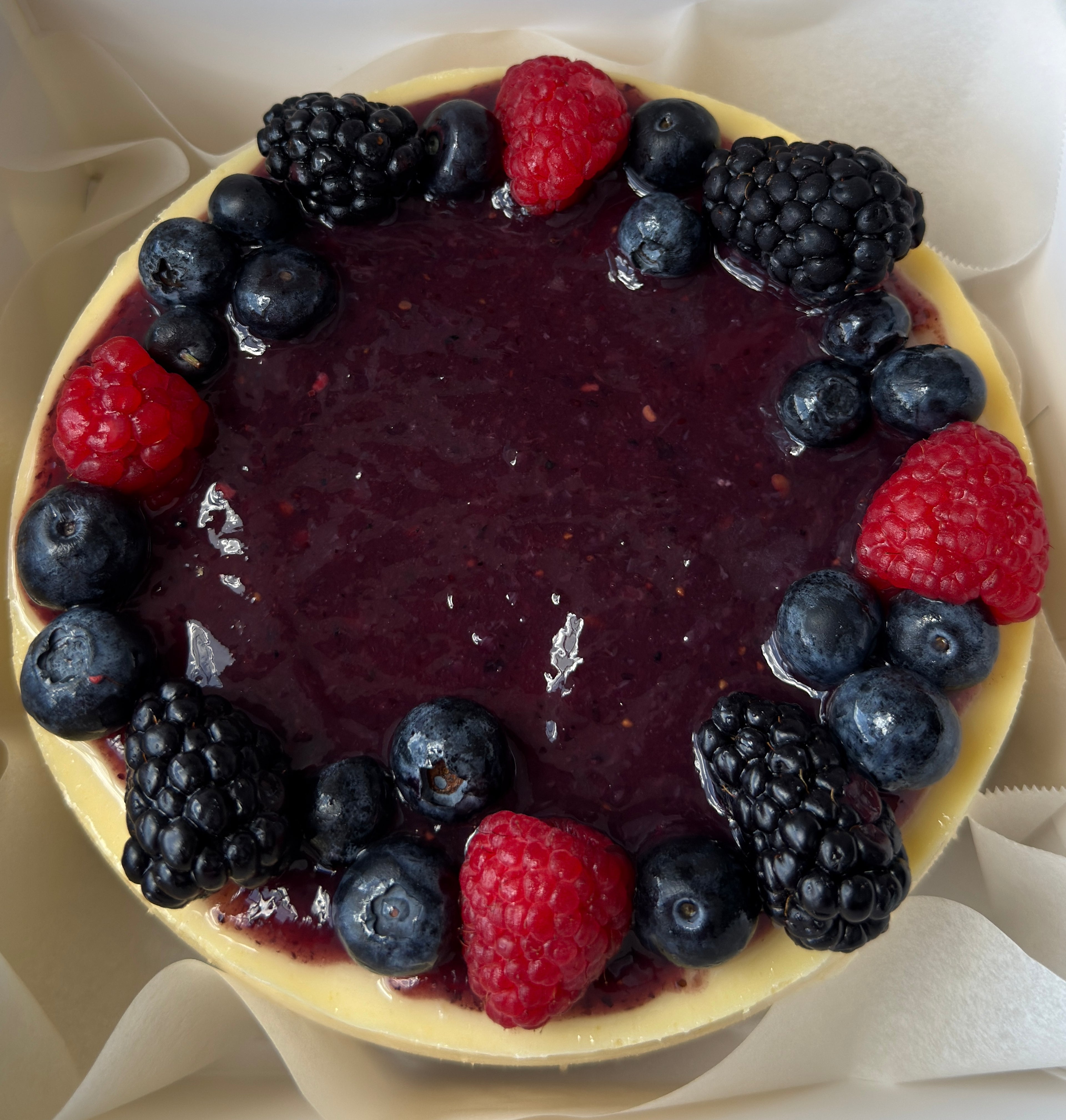 Triple Berry Cheesecake